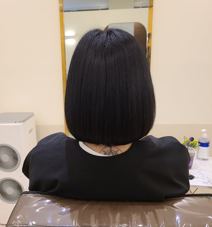  가양역 미용실 제오헤어 차분하고 단정한 중단발 볼륨매직!