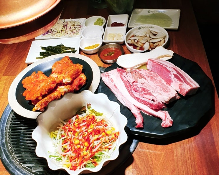  대구 진천역 맛집 미식가의 구이 대구진천점 / 이베리코 맛집 닭갈비 맛집 김치찌개 맛집 얼큰이 냉면 맛집 / 달서구 진천동 맛집