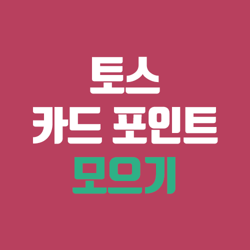 토스 카드포인트 찾기, 입금 (숨은카드포인트) 토스 카드포인트 찾기, 입금 (숨은카드포인트)