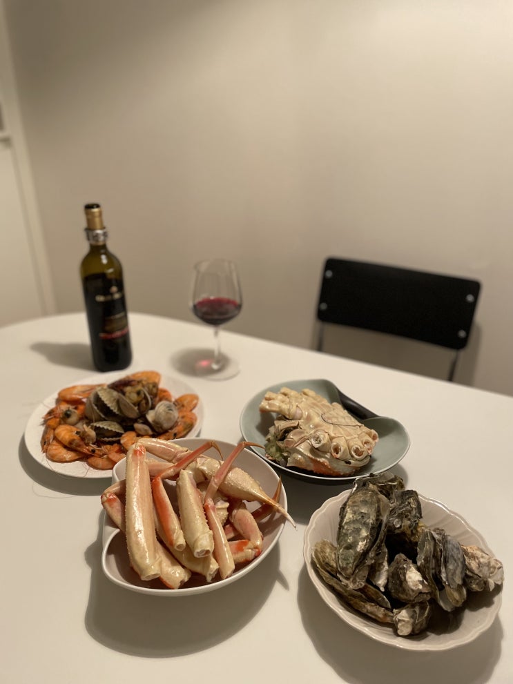  부부된지 1000일 & 입주 기념 대게 홈파티