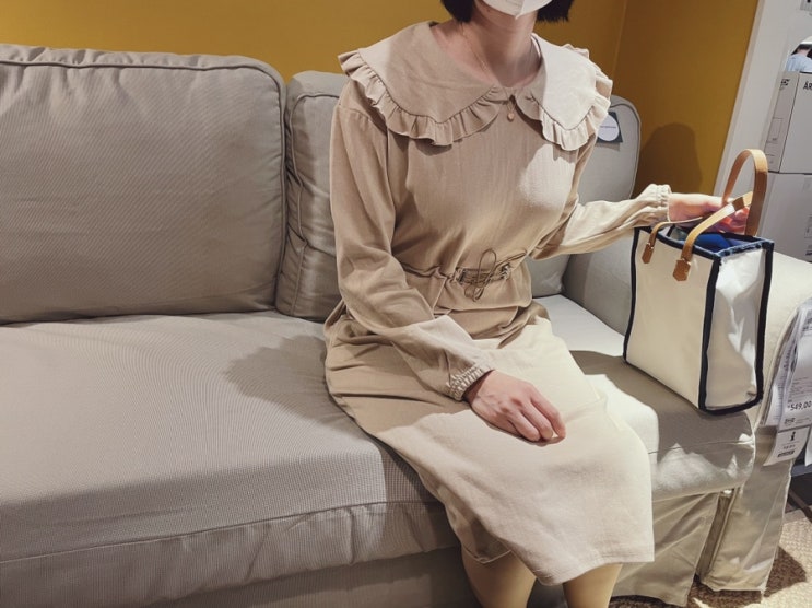  안나룸 봄신상 프릴코나롱원피스 : 편하면서 여성미 뿜뿜
