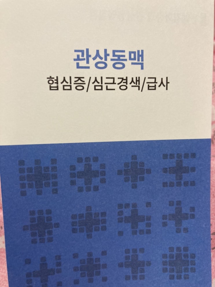  왼쪽 가슴 통증 세종병원 심장내과 진료 후기(흉통 뼈 염증)(협심증, 심근경색 증상 정리)