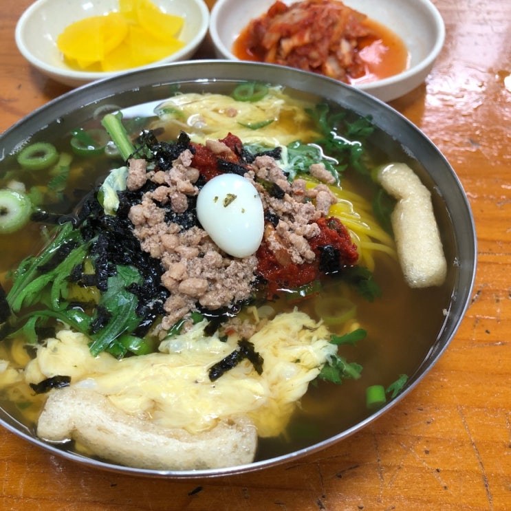  옥천 물 쫄면 맛집 <풍미당>