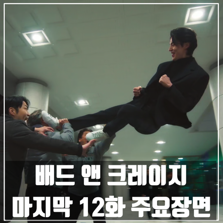  tvN 금토 드라마 <배드 앤 크레이지> 12화 마지막회 줄거리/이동욱/위하준/한지은/차학연