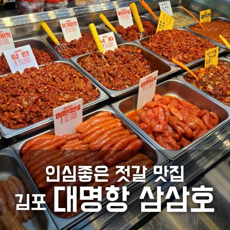 김포 대명항 젓갈집 인심좋은 삼삼호 추천 김포 대명항 젓갈집 인심좋은 삼삼호 추천
