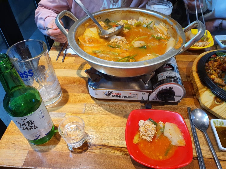  구리 맛집 알탕 뼈 없는 닭발 실내 포차 소개