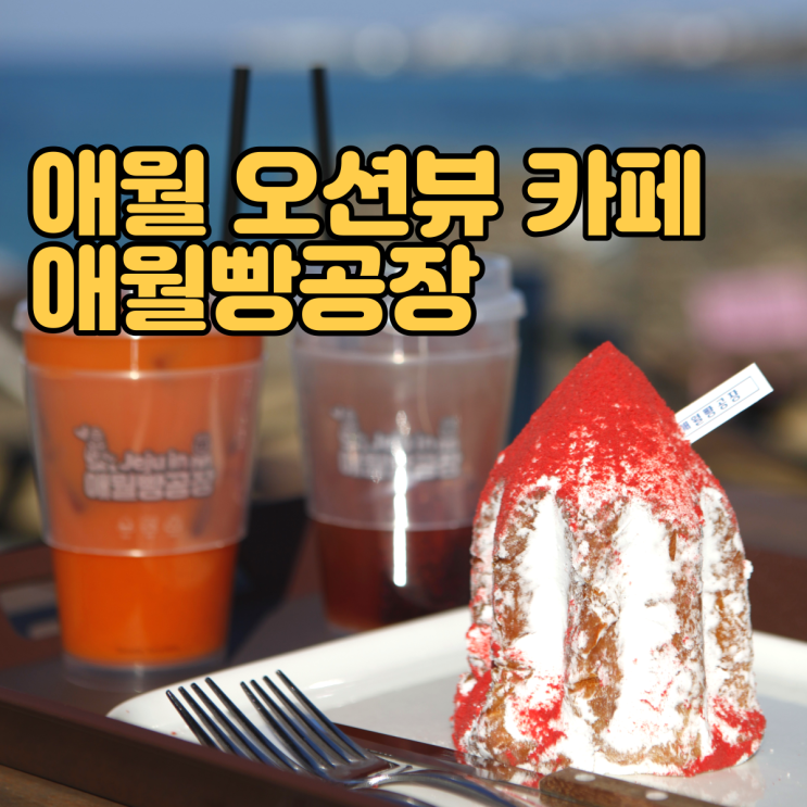  애월 오션뷰 카페 애월 빵 맛집에서 돌고래 보다!