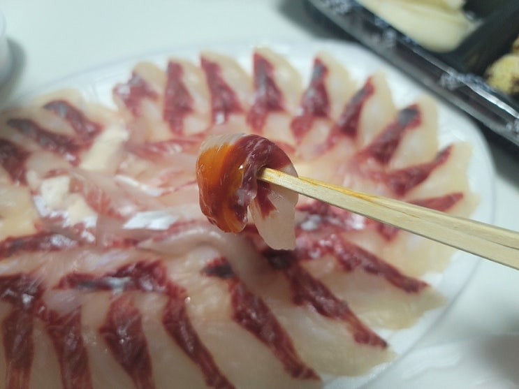  군포 산본역 탐나종합어시장 배달 횟집 맛집 (숭어회, 도다리세꼬시)