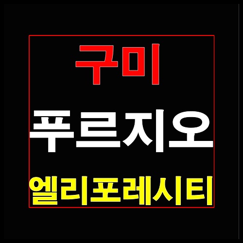  구미 푸르지오 엘리포레시티 거의1지구 잔여세대 선착순 줍줍 분양안내