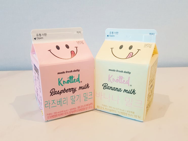  GS편의점 노티드 바나나밀크 라즈베리
