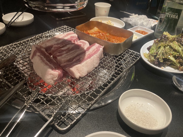  숯과 소금 | 미금역 고기 맛집 | 메뉴판 