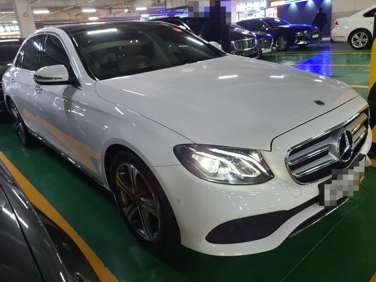  안산 마트자동차매매 단지에서 벤츠 E300(W213) 아방가르드 중고차 살때  정비사동행 후기