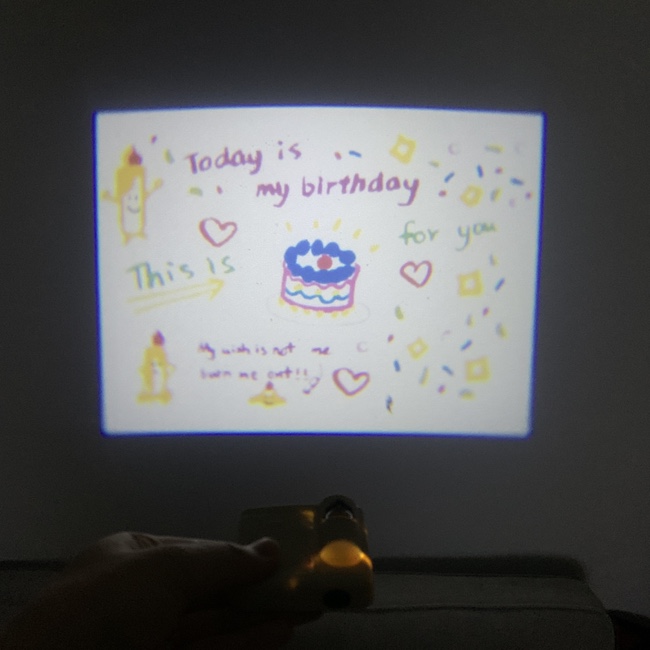  홈파티 파티용품 생일축하 미니빔 프로젝트