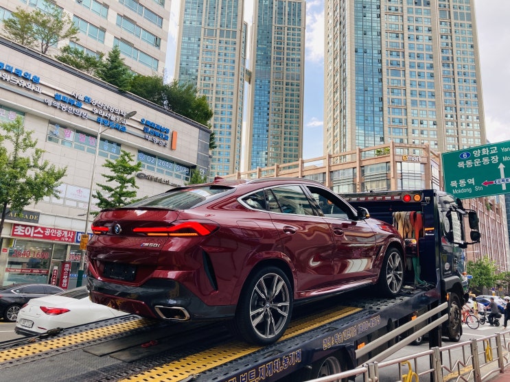  X6 M50i 플라멩고 레드 색상 출고ㅣ김민구 SC (BMW 바바리안모터스 목동)