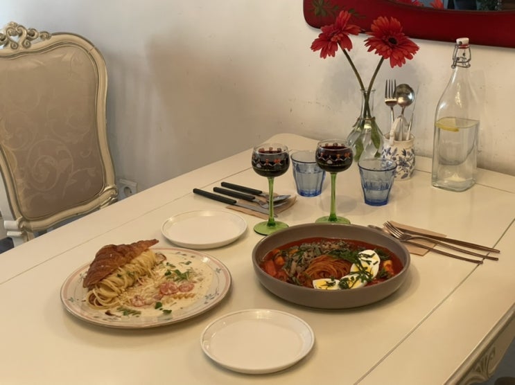  중랑구 상봉동 맛집, 면목동에 있는 가정집 감성  "면목식탁"