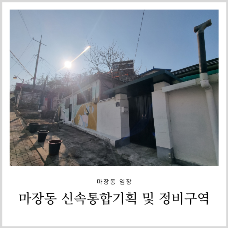 마장동 임장기: 신속통합기획 마장동 382와 마장세림아파트 등 정비구역 등을 중심으로