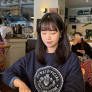 dunst 22SS 던스트 맨투맨 UNISEX CUPID CAMPUS SWEATSHIRT 프렌치네이비 XS