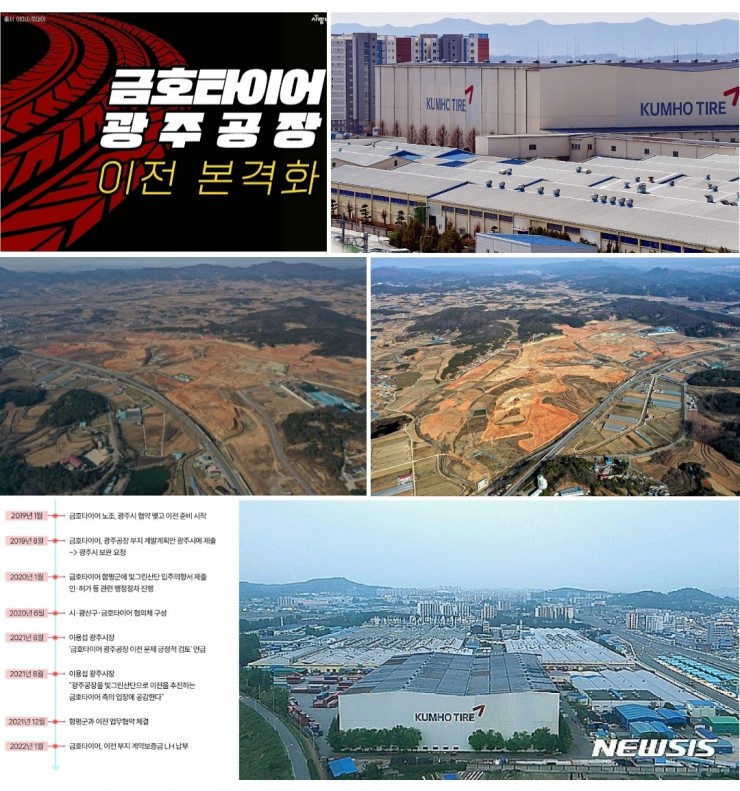 <b>광주</b> <b>금호타이어 광주공장</b> 함평 이전 확정···부지 활용은?