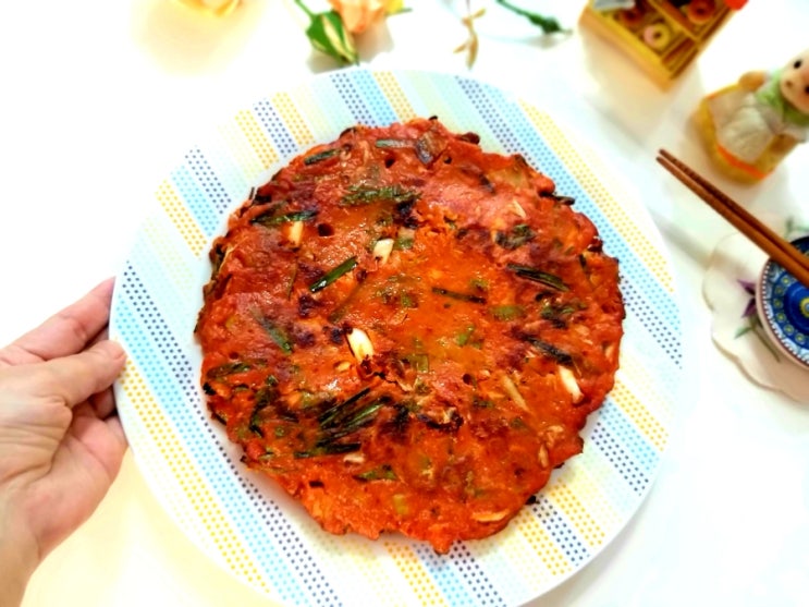  백종원 김치부침개 황금 레시피 참치 오징어김치전 만드는법 신김치 요리 바삭한 김치전 만들기