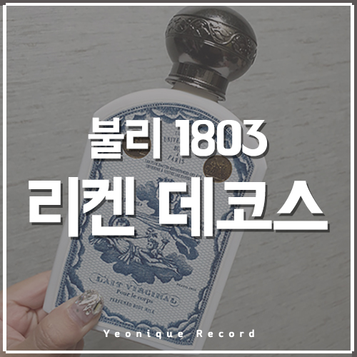  불리1803 리켄데코스, 불호없는 불리 향 추천(feat.연니크)