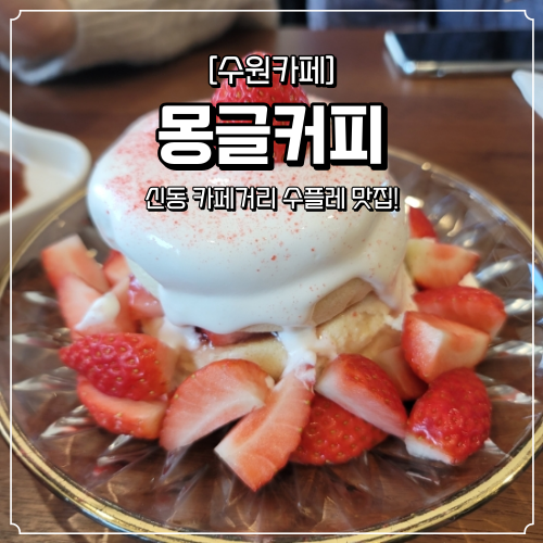 신동 카페거리 수플레 맛집 몽글커피