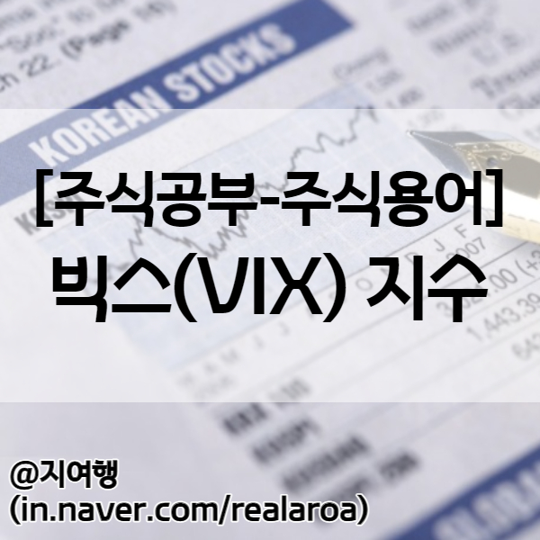  VIX 빅스지수 - 주식 하락장에서 챙겨봐야 할 공포지수