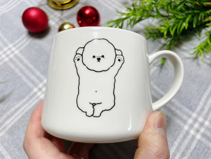  홈카페용품 귀여운머그컵 추천, 떡국누나 빈티지 도자기 머그컵