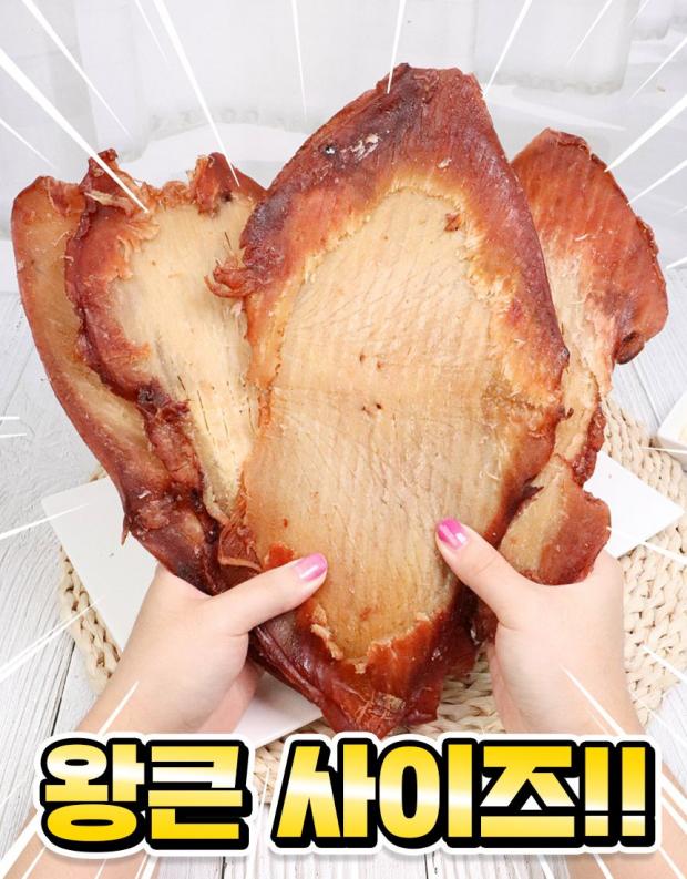  자꾸만 손이 가는 고소하고 달달한 왕큰 버터구이오징어