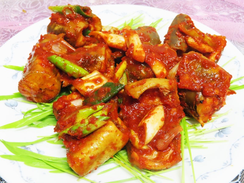 매콤한 말린 바다장어요리 장어조림 만드는법 집반찬 만들기