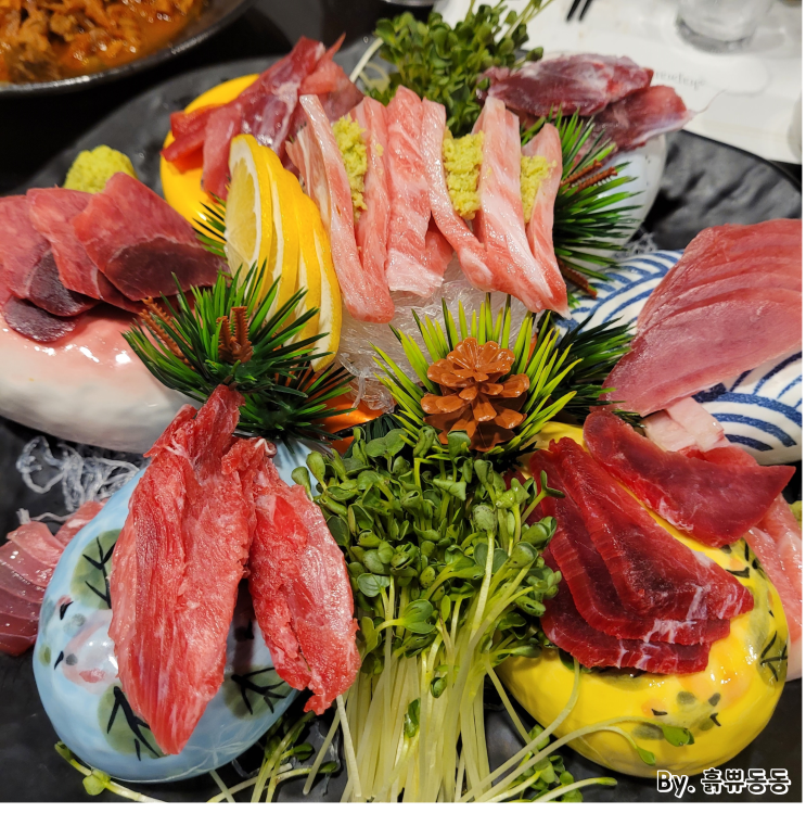  [청주 오창 맛집] 참치맛집 참치코스요리 "눈꽃비"