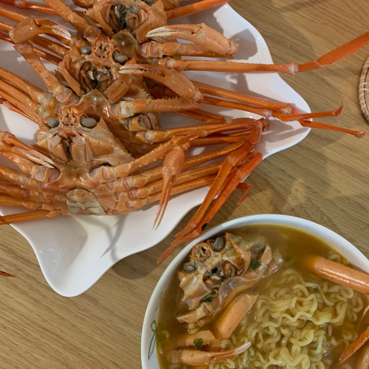  붉은대게 집에서 가성비있게 맛있게 먹는 법(가연수산홍게)