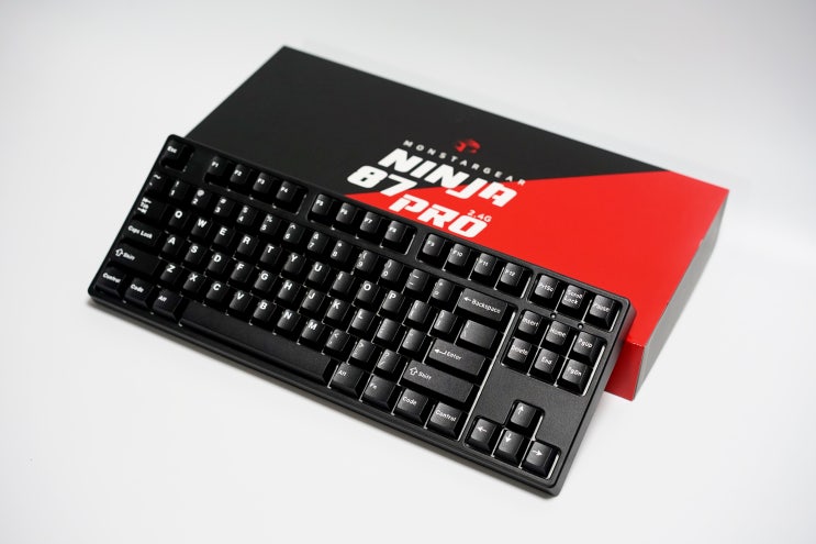  내 입맛대로 DIY 가능 무선 키보드, 몬스타기어 닌자87PRO G RGB