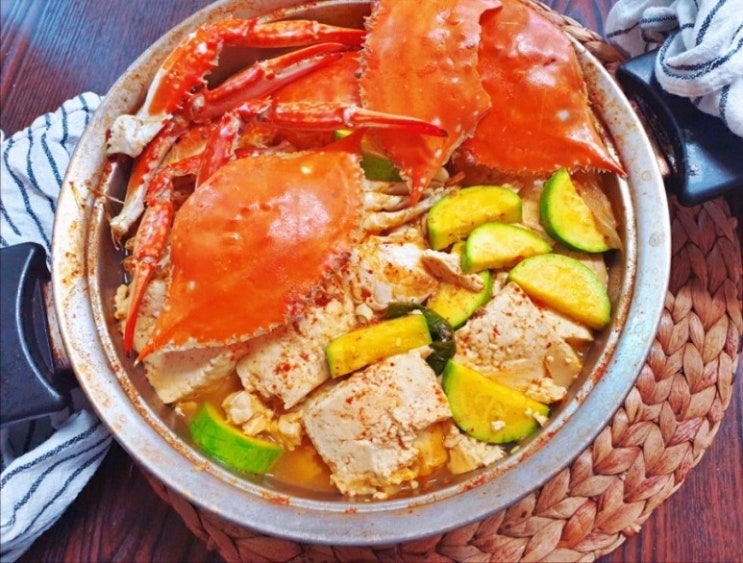  초간단 꽃게탕 된장찌개처럼 쉬워요 꽃게된장찌개