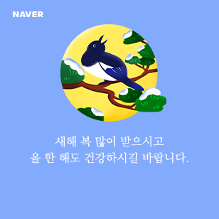  설날 인사-새해 복 많이 받으세요.