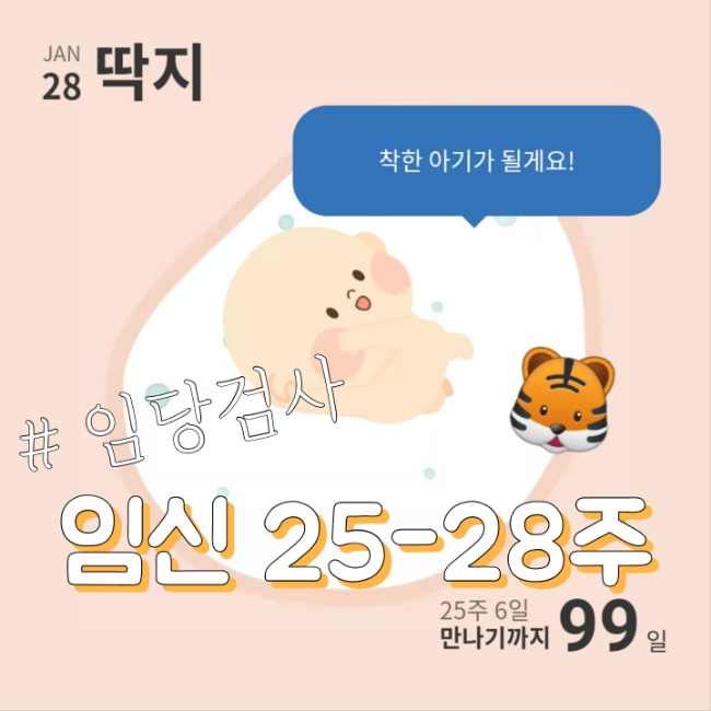  [임신 25-28주차] 임신성 당뇨검사, 임당 재검사