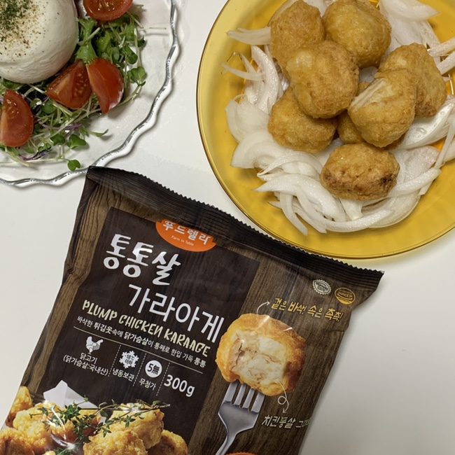  마켓컬리 푸드렐라 통통살 가라아게