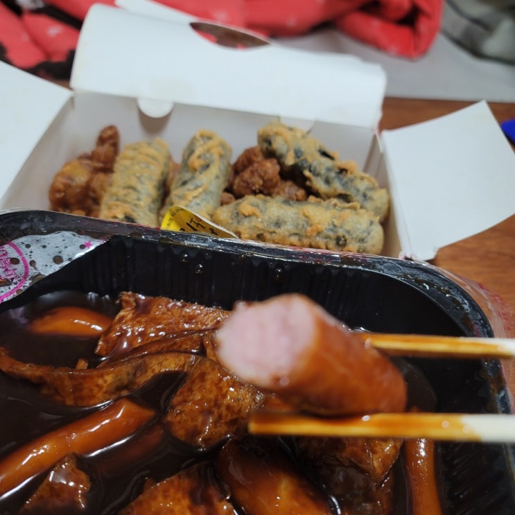  회기역 한식 배달 맛집 태리로제떡볶이 닭강정 경희대점 후기