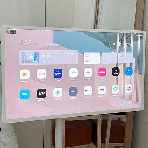 LG 스탠바이미 가격 아이폰 미러링 에어팟 연결까지 찐후기