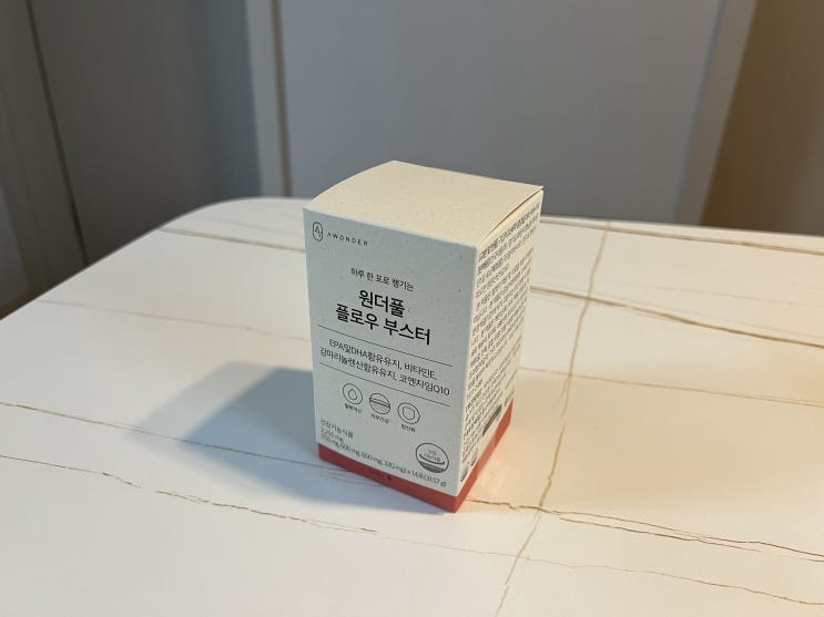  혈액순환제로 추천드립니다! '에이원더 원더풀플로우부스터' 리뷰