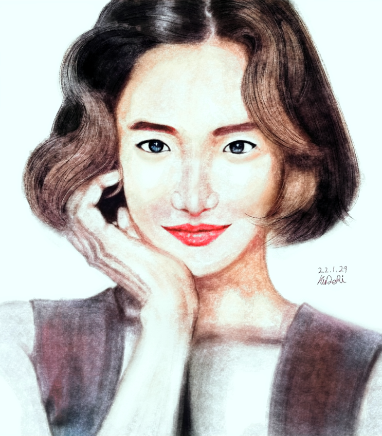 설 연휴 마지막에 그림을 업로드
