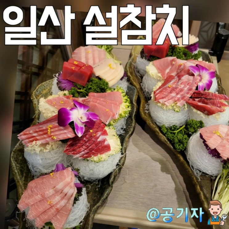  금가루가 인상깊었던 회식, 모임하기 좋은 일산맛집! 백석역 설참치
