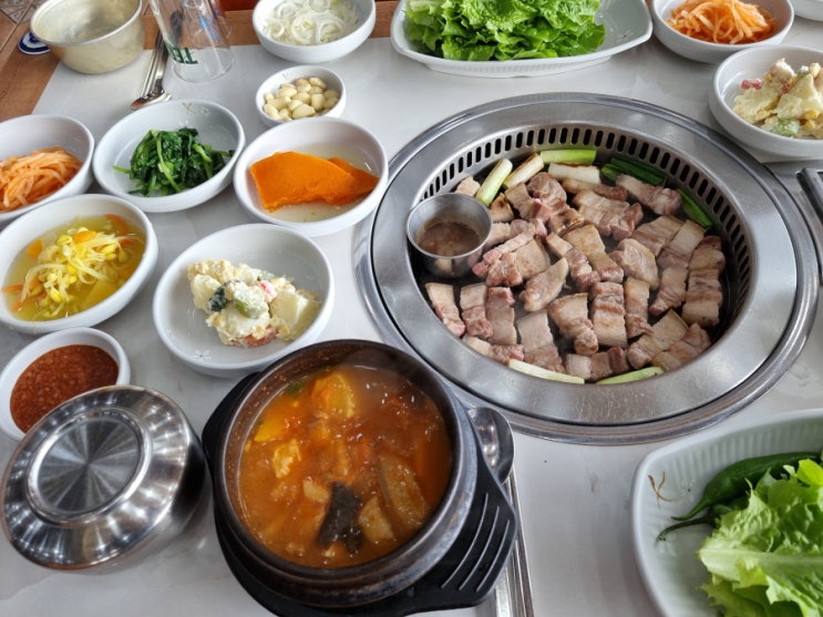  [제주맛집] 서귀포뷰맛집 제주도루프탑식당 서귀포흑돼지명가
