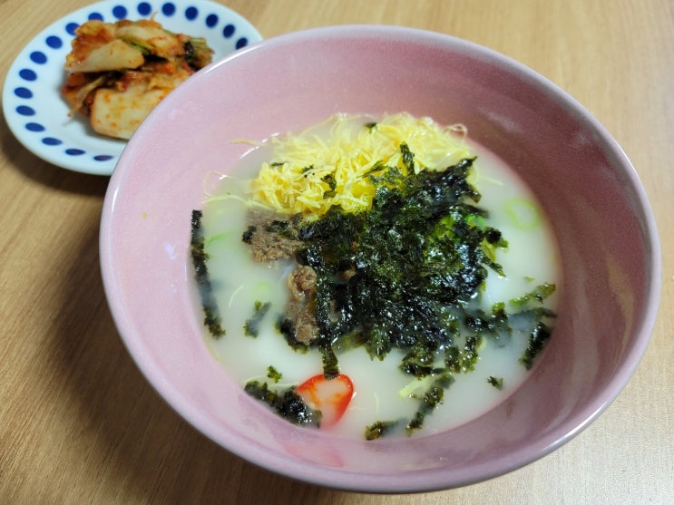  진한 사골육수가 좋았던 떡국 밀키트 :: 도리깨침 복이 한가득 떡국세트