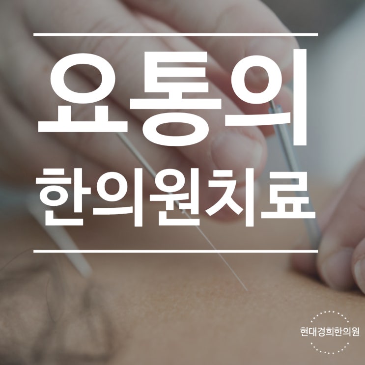  요통의 한의원 치료