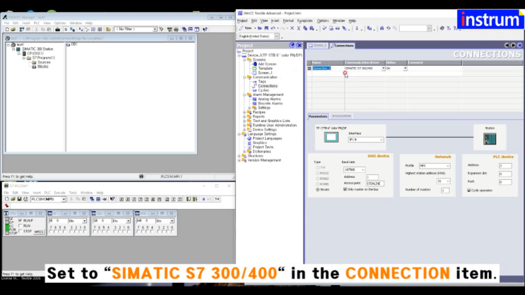  지멘스 STEP 7, PLCSIM, WINCC HMI 연동하여 시뮬레이션 하기