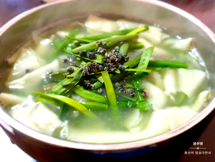 전북 장수군 천천면 맛집, 얇은 피가 인상적인 영광분식, 다슬기칼국수 보단 다슬기수제비