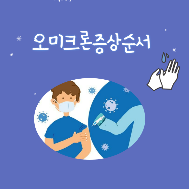 오미크론 증상 순서