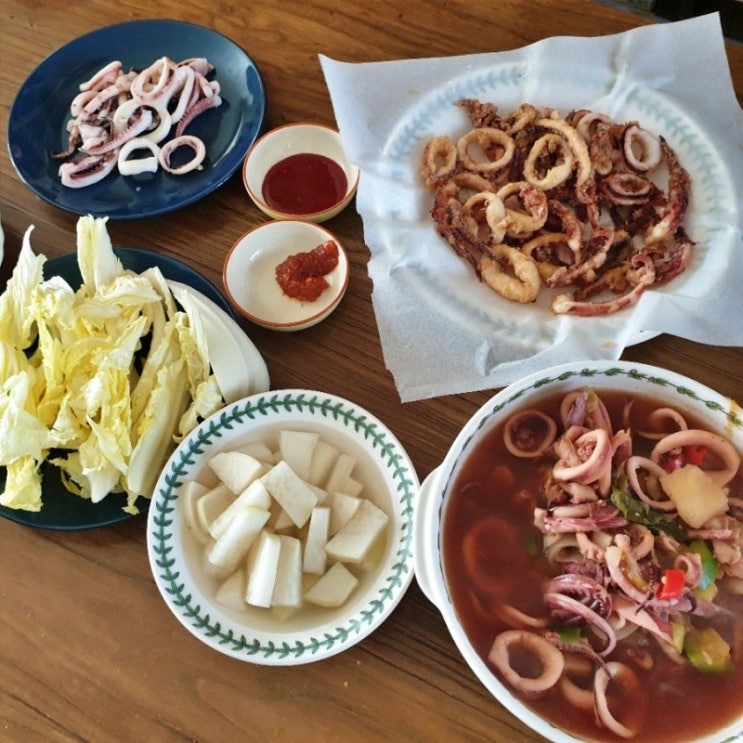  얼큰오징어무국 끓이는 법 오징어 요리