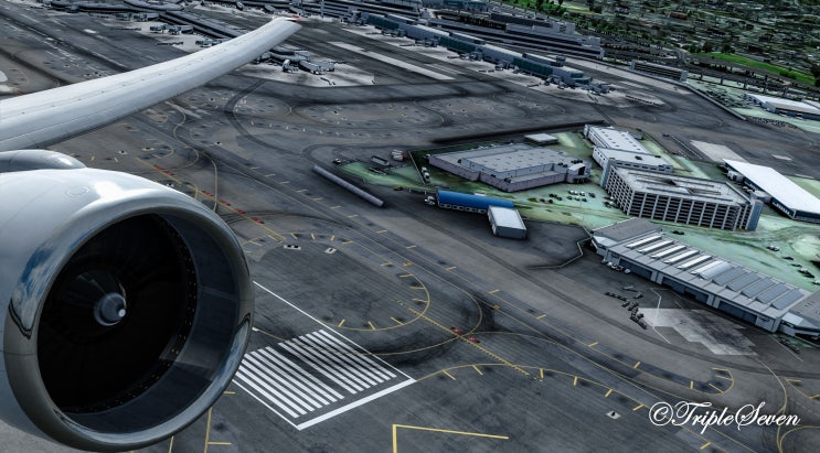  [비행시뮬] 화산폭발 통가까지 비행! 페덱스 B777F 샌프란시스코 - 통가 푸투아모 국제공항 비행일지!