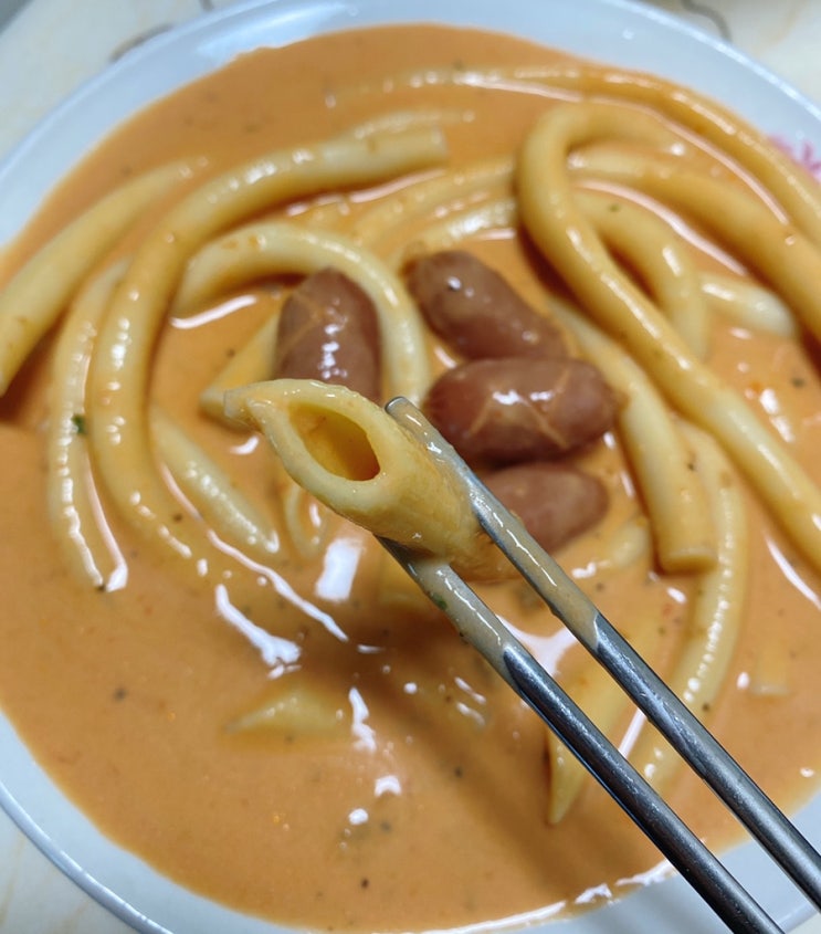  이마트 트레이더스_로제떡볶이 후기_떡뽀끼️